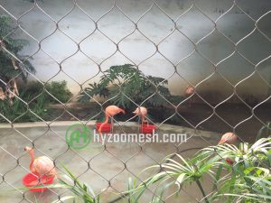 stainless steel flamingo fence mesh